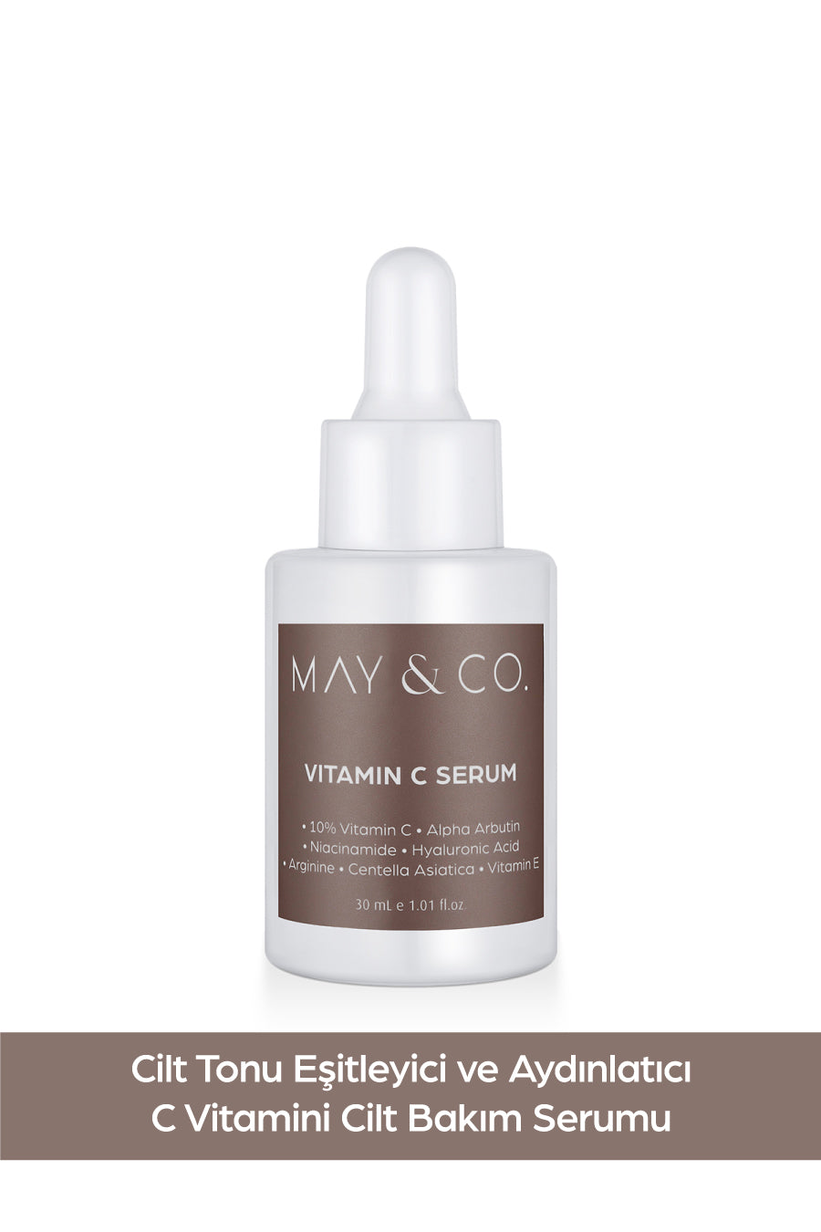 C Vitaminli Cilt Aydınlatıcı, Leke Karşıtı ve Yaşlanma Etkilerine Karşı Bakım Serumu 30 ml