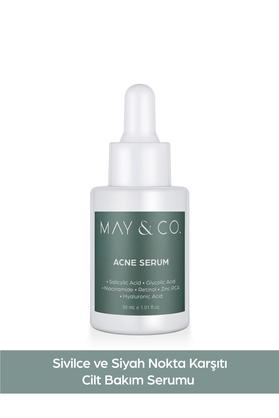 Yağlı ve Karma Ciltler için Akne Karşıtı Bakım Serumu 30 ml